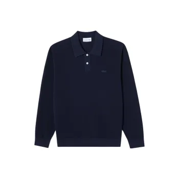 LACOSTE Polo Shirt Men's Dark Blue
