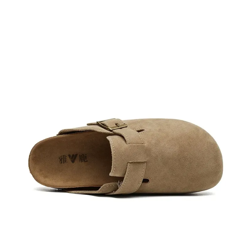 Yalu Rubber Sole Abrasion Resistant Closed Toe Slippers Unisex-5