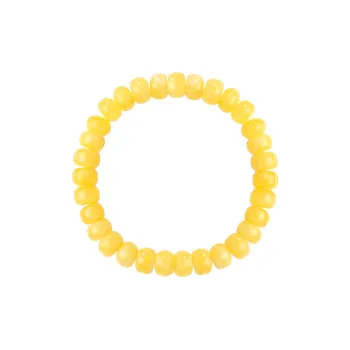 Clear Snow Beeswax Bracelets Unisex