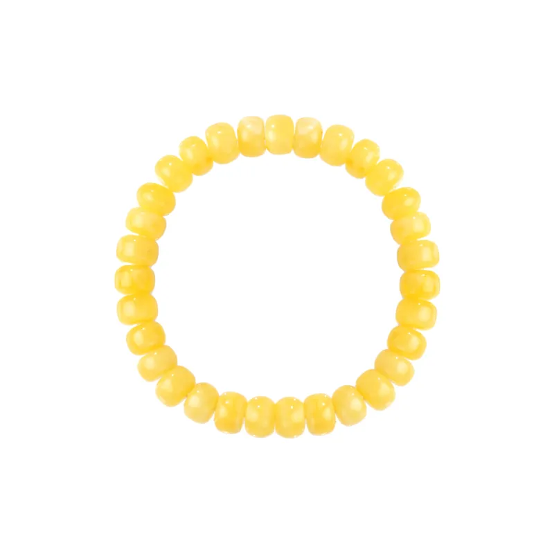 Clear Snow Beeswax Bracelets Unisex-0