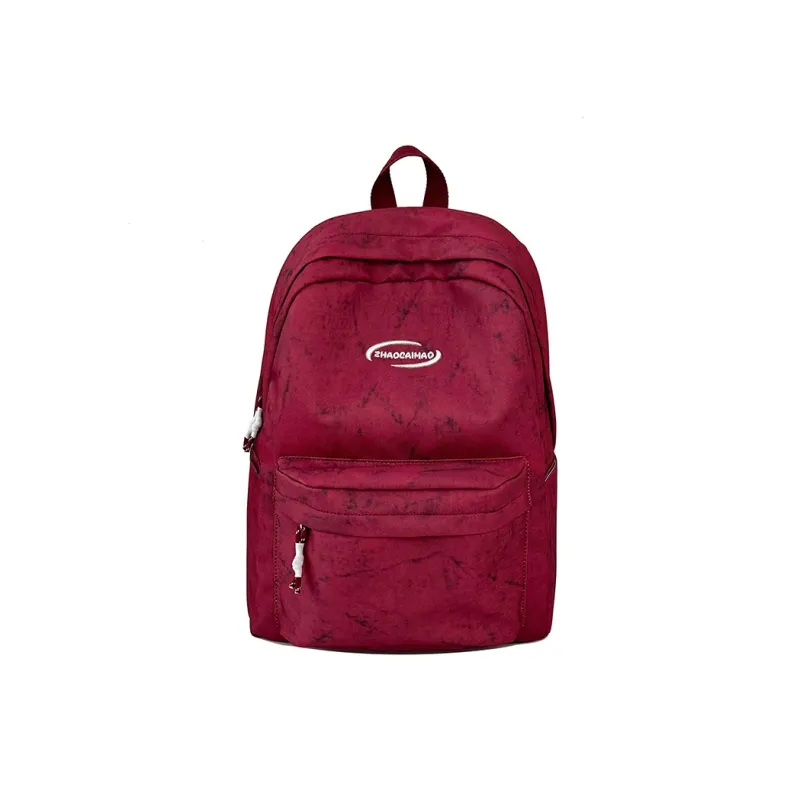 Yalu Nylon Backpack Regular Unisex Black/Red/Green/Blue/White-5