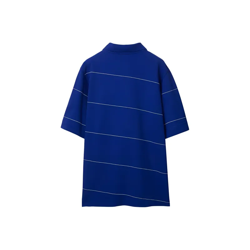 Burberry SS24 Polo Shirt Men's Blue-1