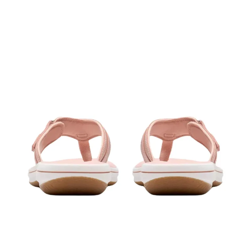 Clarks Abrasion Resistant Flip Flops Women's Pink-4