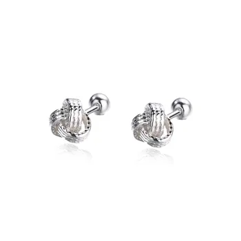 SFER 999 Fine Silver Stud Earrings Women's