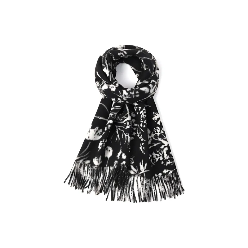 FREE RABBITⅡ Faux Cashmere Knit Scarves Unisex-2