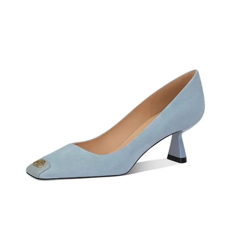 JESSICA SOPHIA Flared Heel High Heels 5cm Women's-0