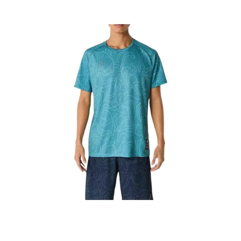 Asics T Shirt Men's Atlantis Blue-0
