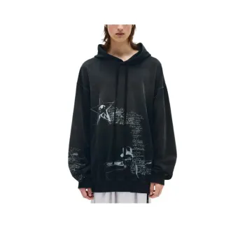 Ann Demeulemeester SS25 Sweatshirt Unisex Black