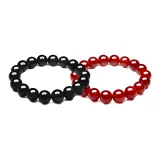 Agate Beaded Bracelet Couple's (1 Pair)
