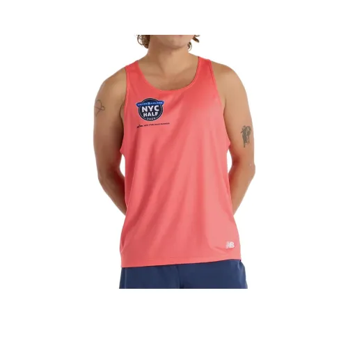 New Balance United Airlines NYC Tank Tops Men's Red