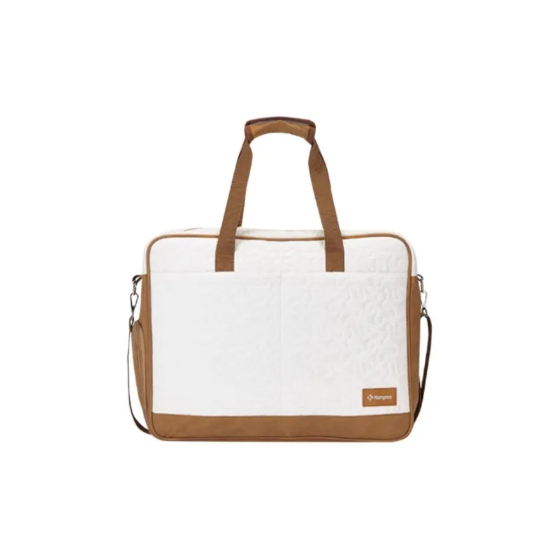 KUMPOO Badminton Racket Bags Shoulder Bag White Brown Unisex-1