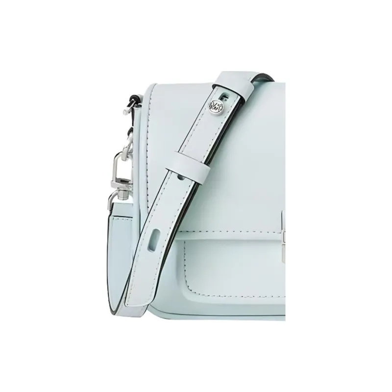 MICHAEL KORS Bradshaw Leather Envelope Bag, Shoulder Bag, Crossbody Bag Medium Size Women's Mint Green-2