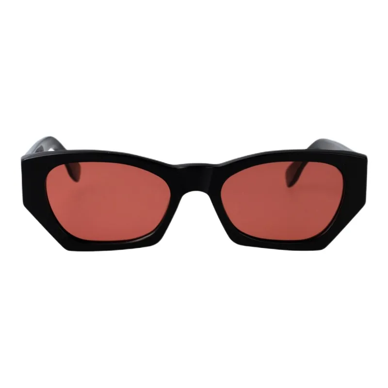 Retrosuperfuture Acetate Irregular Shape Sunglasses Women's Black-1