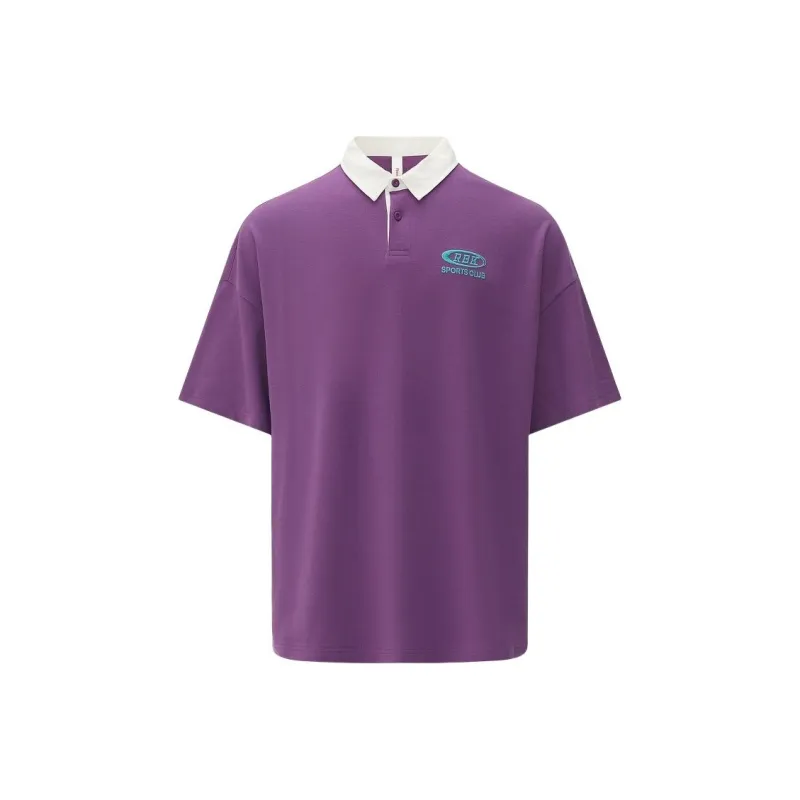 Reebok Polo Shirt Unisex Purple-0