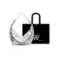 Silver+Shopping Bag