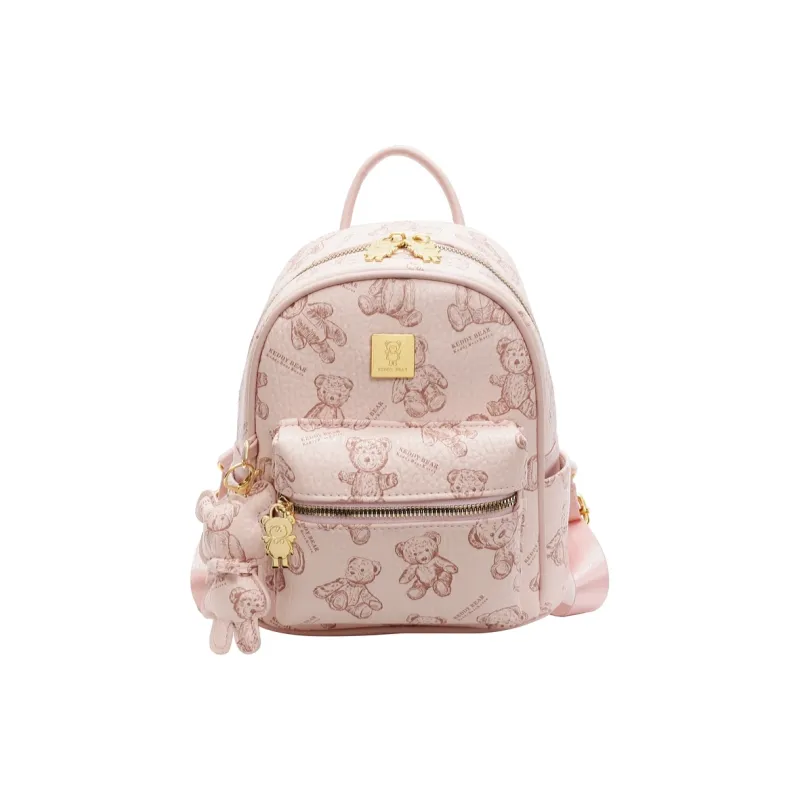 Yalu PU Backpack Women's White/Black/Pink/Brown-14