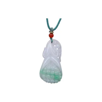 Liu Jinfu Glutinous Jade Jadeite Necklaces Unisex