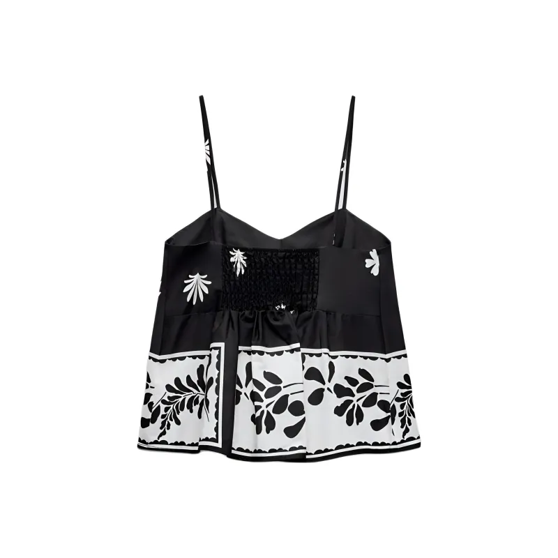 ZARA Camisole Women's Black/Nude-1