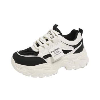 Puppytown Slip Resistant, Abrasion Resistant, Breathable Low Top Chunky Sneakers Women's
