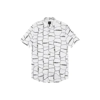 ARMANI EXCHANGE SS23 Shirt Men's White