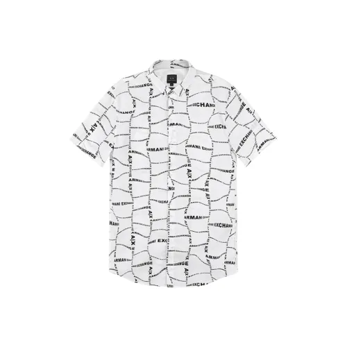 ARMANI EXCHANGE SS23 Shirt Men's White