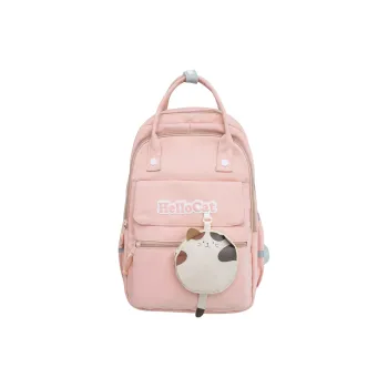 SEVENMOONS Nylon Backpack Regular Unisex Pink/Purple/Green/Blue/Brown/Black