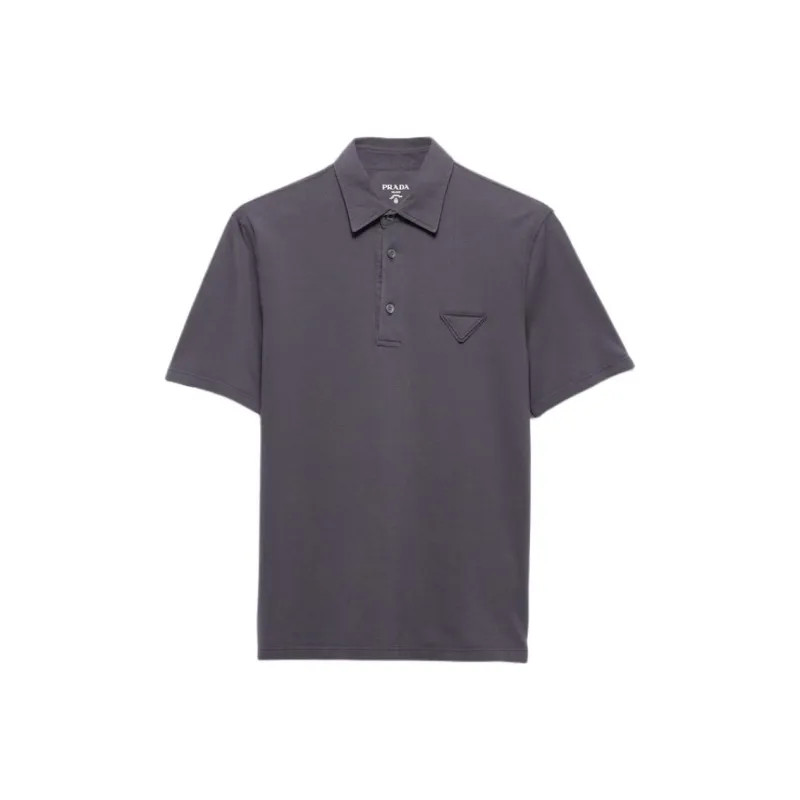 PRADA Piqué Polo Shirt-0
