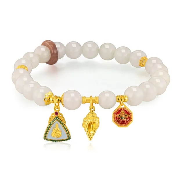 CHINA GOLD Glutinous Jade Bracelets Women's-0