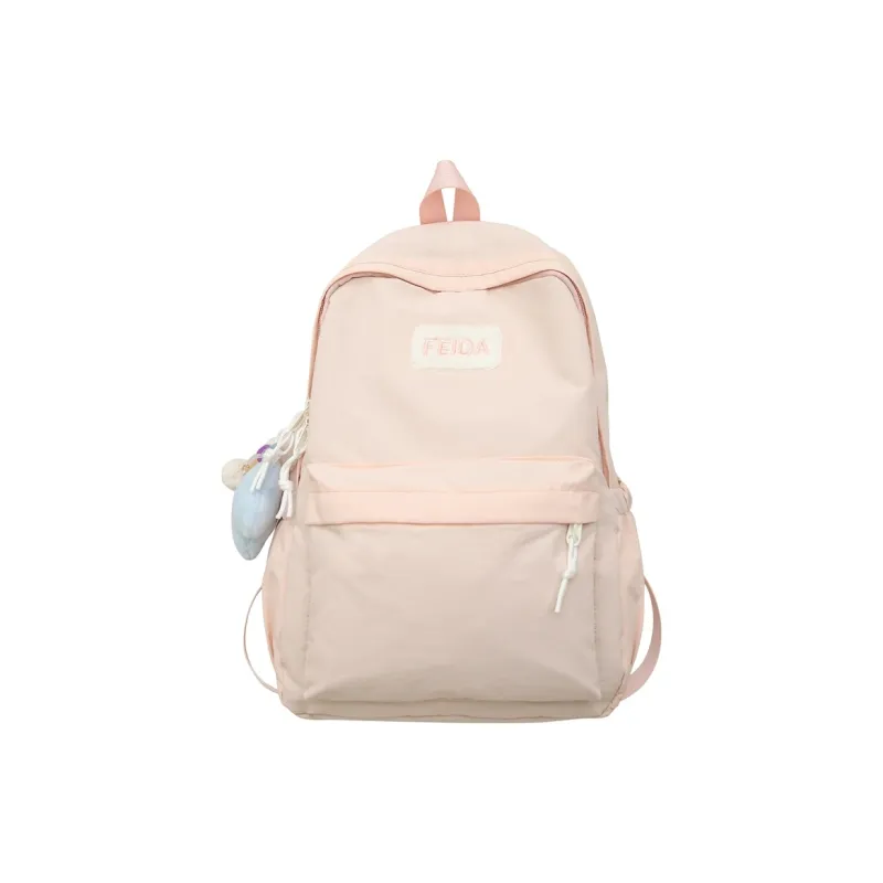 GOBLIN SHARKS 1759 Nylon Backpack Regular Unisex White/Black/Pink/Blue/Yellow-11