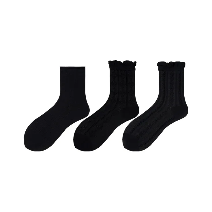 Amnesia Cat Mid Calf Socks Women's Combo Set-4