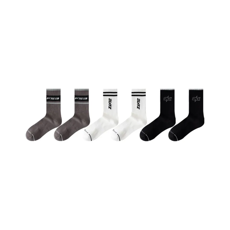 Cotton Gene Mid Calf Socks Men's Combo Set-40