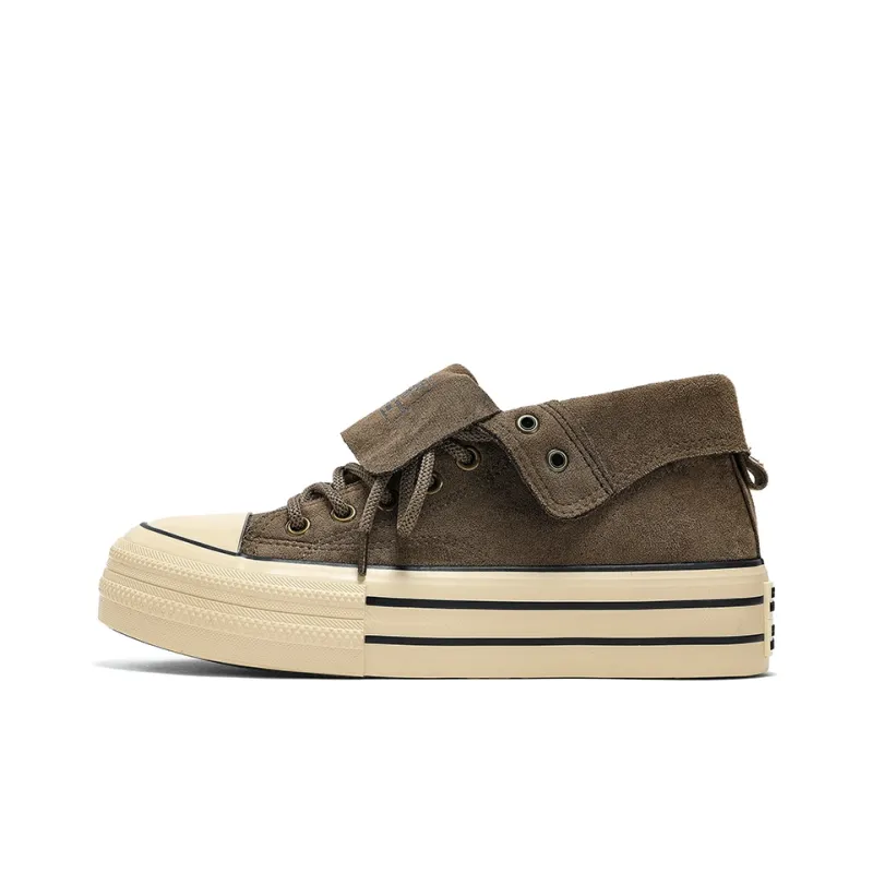 OUGLEMEN Anti Slip Wear Resistant High Top Canvas Shoes Unisex-10