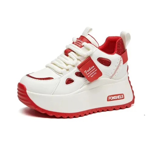 ABCYLM Cushioning, Slip Resistant, Coverage, Height Increasing Low Top Casual Shoes Women's