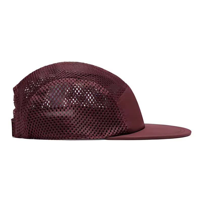 LACOSTE Polyester Baseball Caps Unisex Burgundy-3