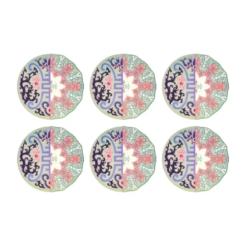 SELETTI Cork Placemat 6 Piece Set Multicolor 37cm