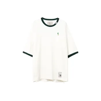 Maison Mihara Yasuhiro Leon embroidered Ringer T shirt