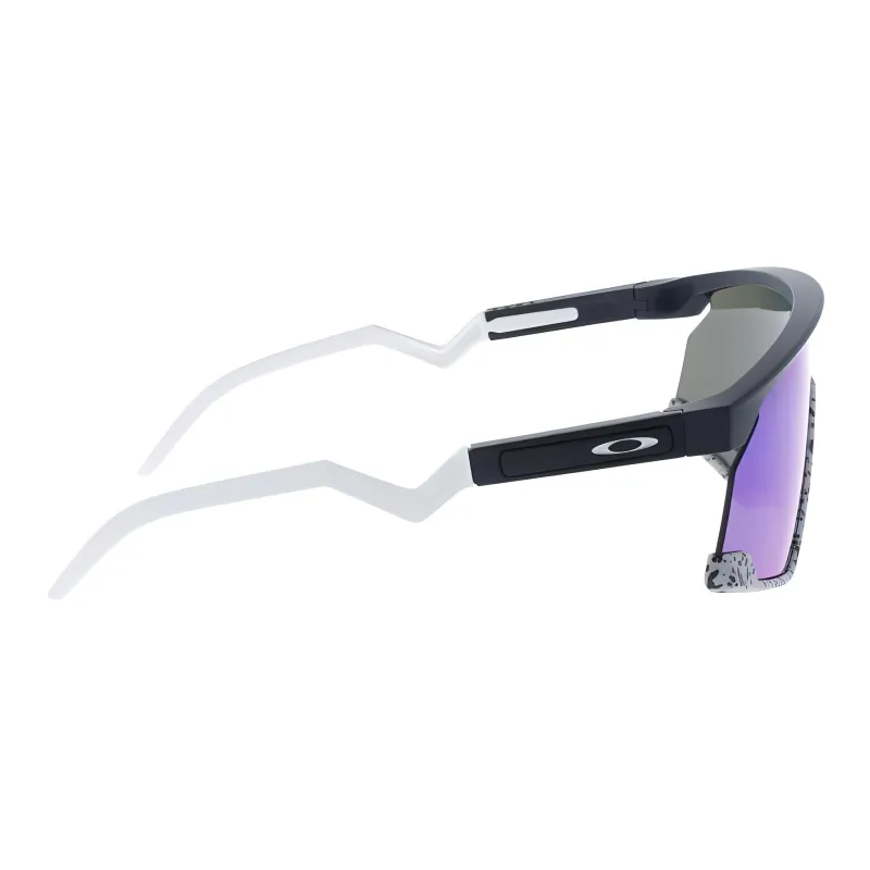 Oakley Acetate Irregular Shape Sunglasses Unisex Black-2