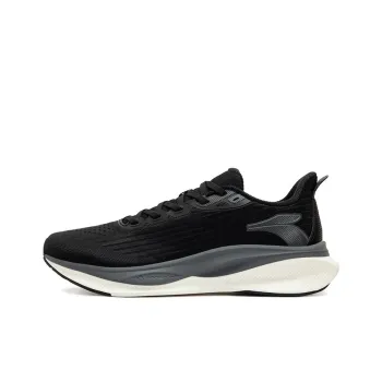 361° Magic Carpet Slip Resistant And Breathable Low Top Casual City Commute Running Shoes Men's Black