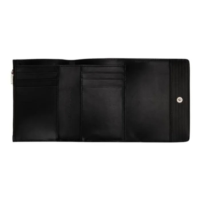 CALVIN KLEIN Cow Leather Wallet Women's Black-2