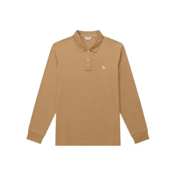HAZZYS Polo Shirt Men's Dark Beige
