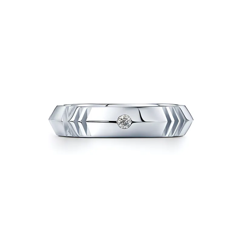 TIFFANY & CO. Atlas® Rings Women's White-0