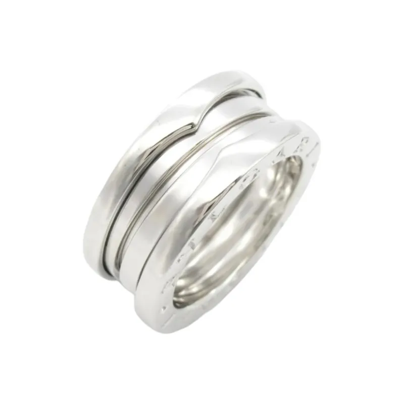 BVLGARI 2010s 18K White Gold B.zero1 Ring-1