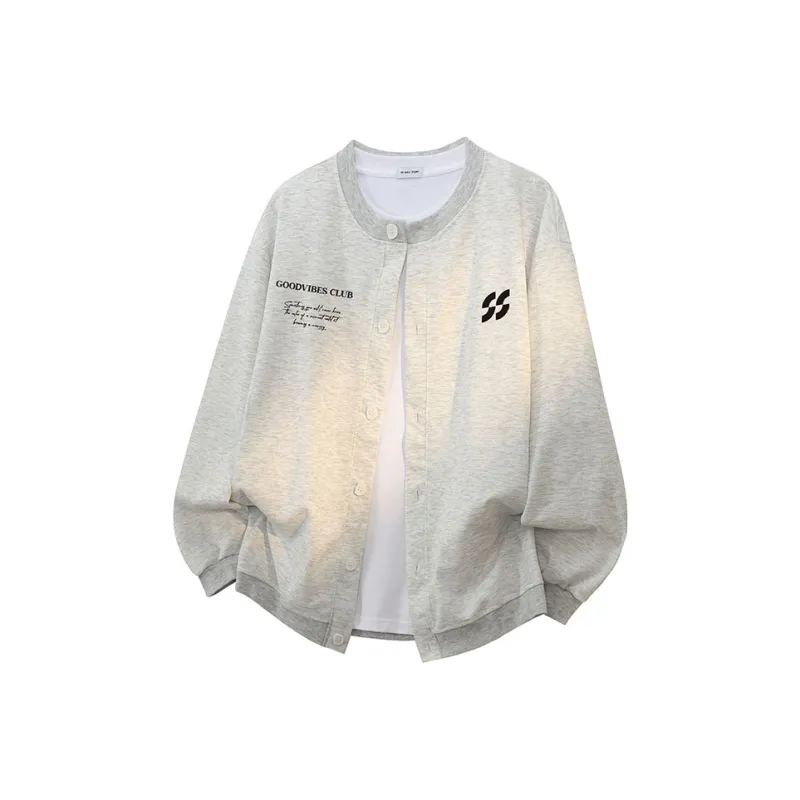 YOSICIL Sweatshirt Unisex White Heather Gray-0