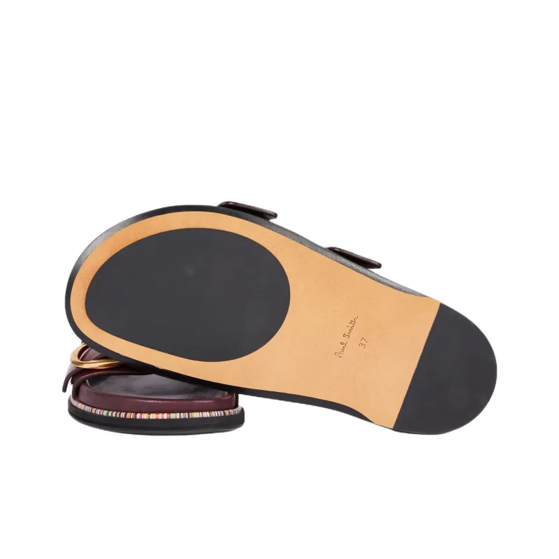 Paul Smith Slide Slippers Women's Dark Red-5