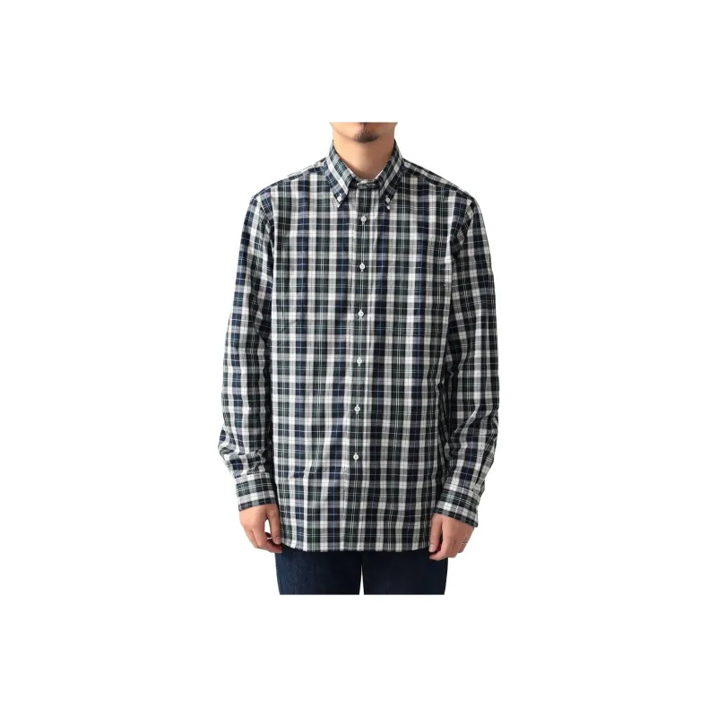 Beams Shirts Men Navy-0