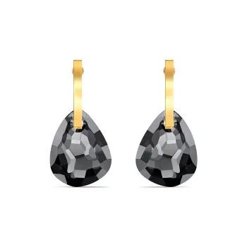 Swarovski T Bar Stud Earrings Women's Gray