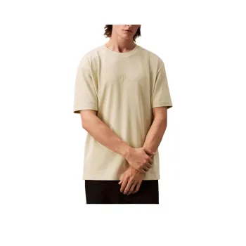 CALVIN KLEIN T Shirt Men's Beige Yellow
