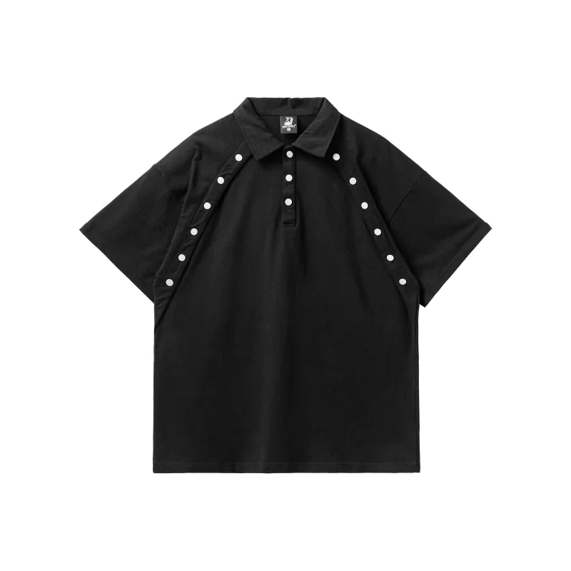 XINYINSU Polo Shirt Unisex Black-0