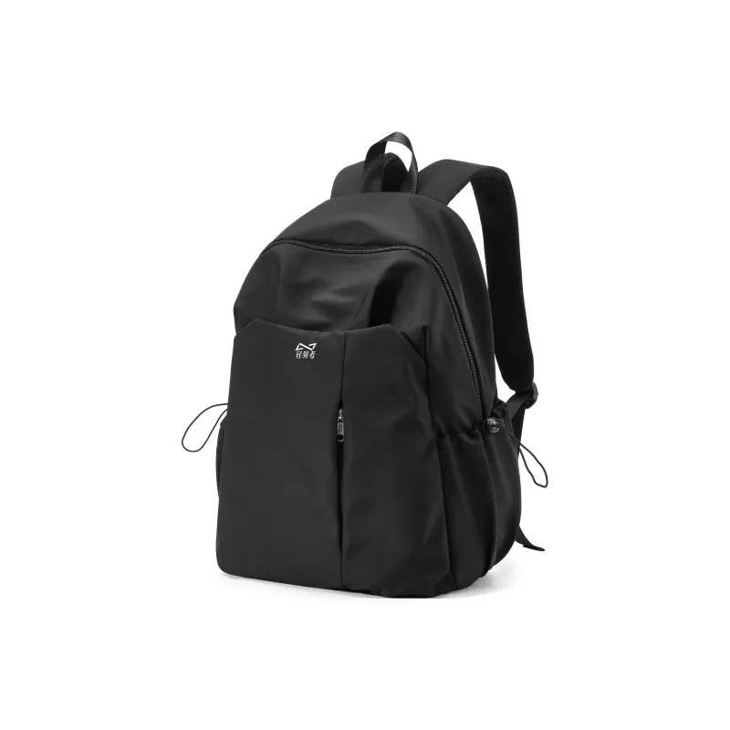 KEYSTREET Fabric Backpack Laptop Backpack Tubas Unisex Black/Ecru/Green/Blue/Burgundy-1