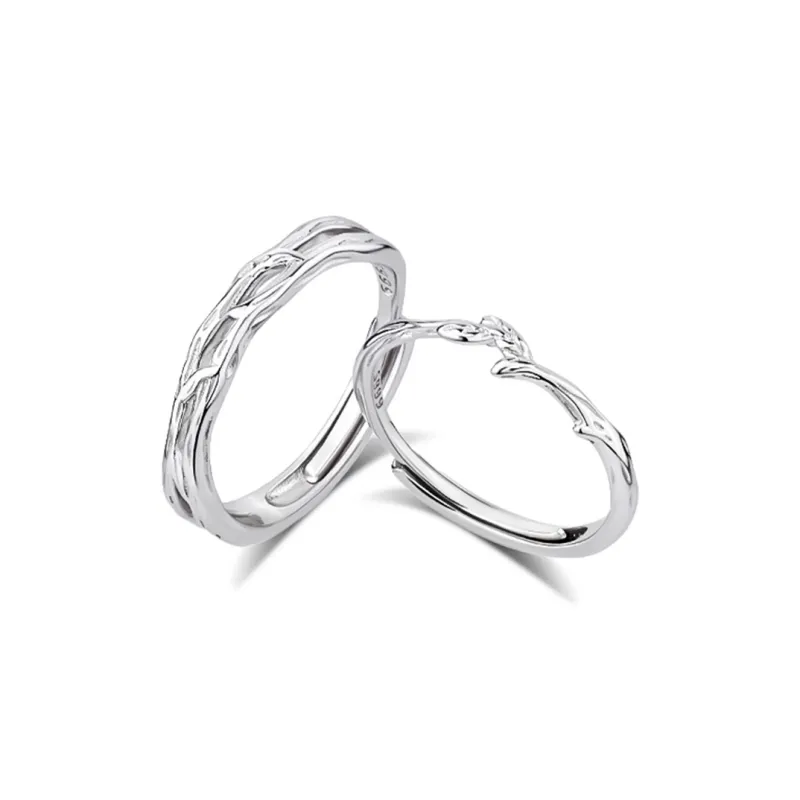 CHINA GOLD S925 Silver Rings Unisex-4